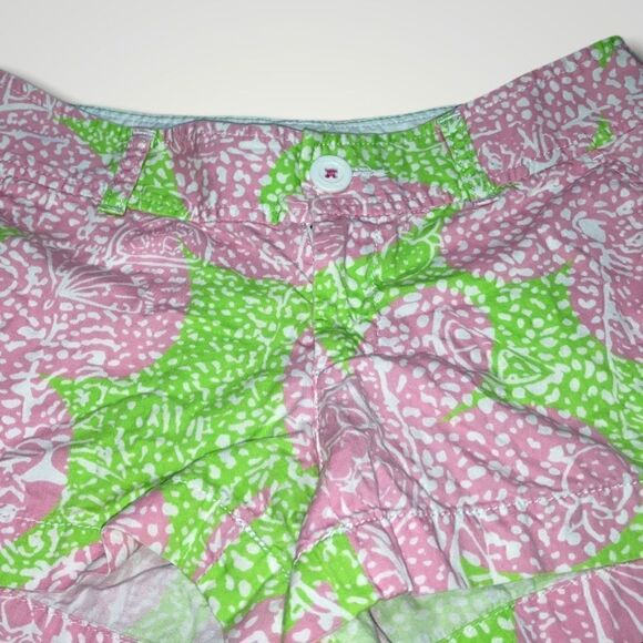 Lilly Pulitzer, Walsh Shorts Mimosa Citrus Chino Style Patterned Women’s Size 0 - Picture 2 of 8